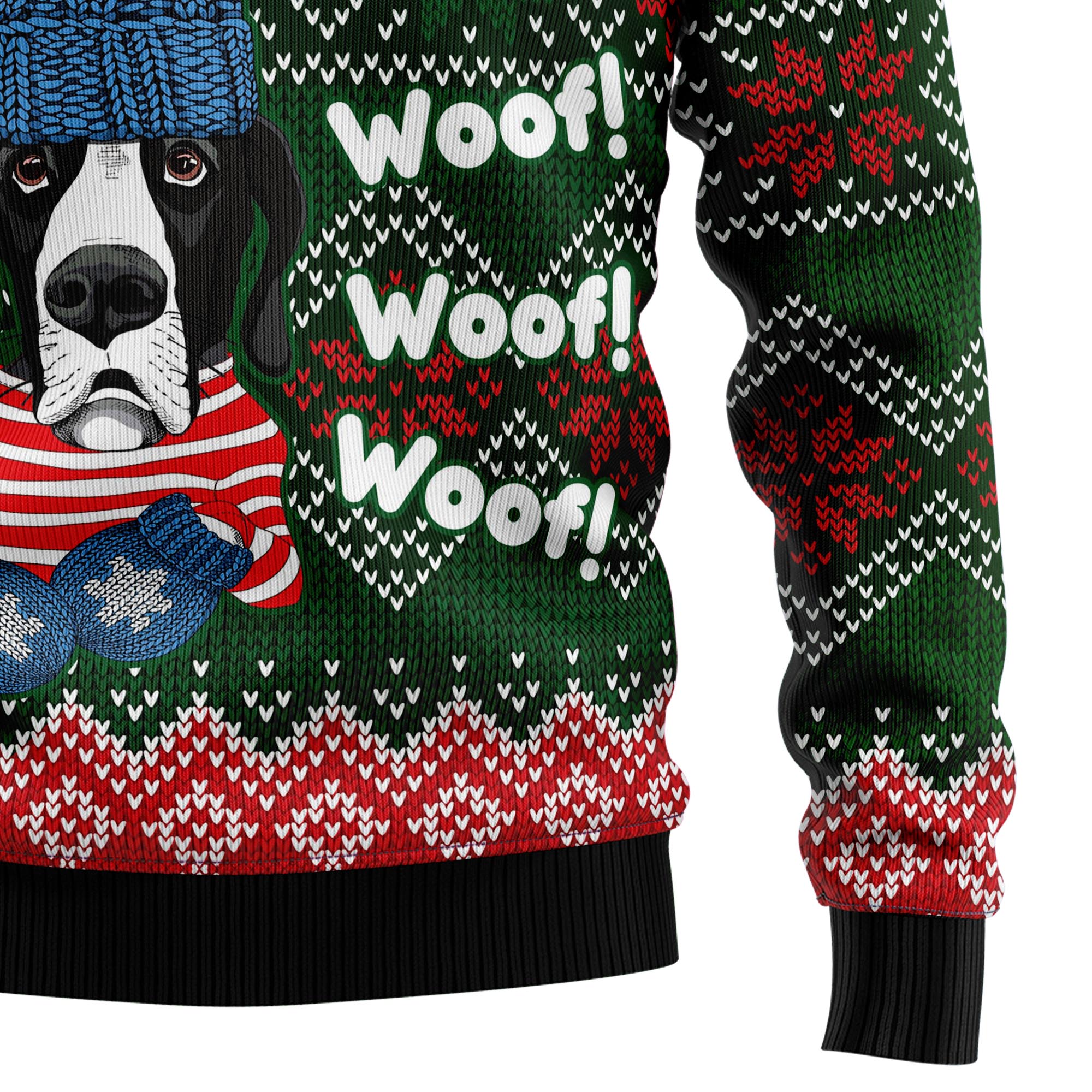 Great Dane Woofmas Ugly Christmas Sweater for Men and Women, Funny Holiday Party Gift for Great Dane Dog Lovers