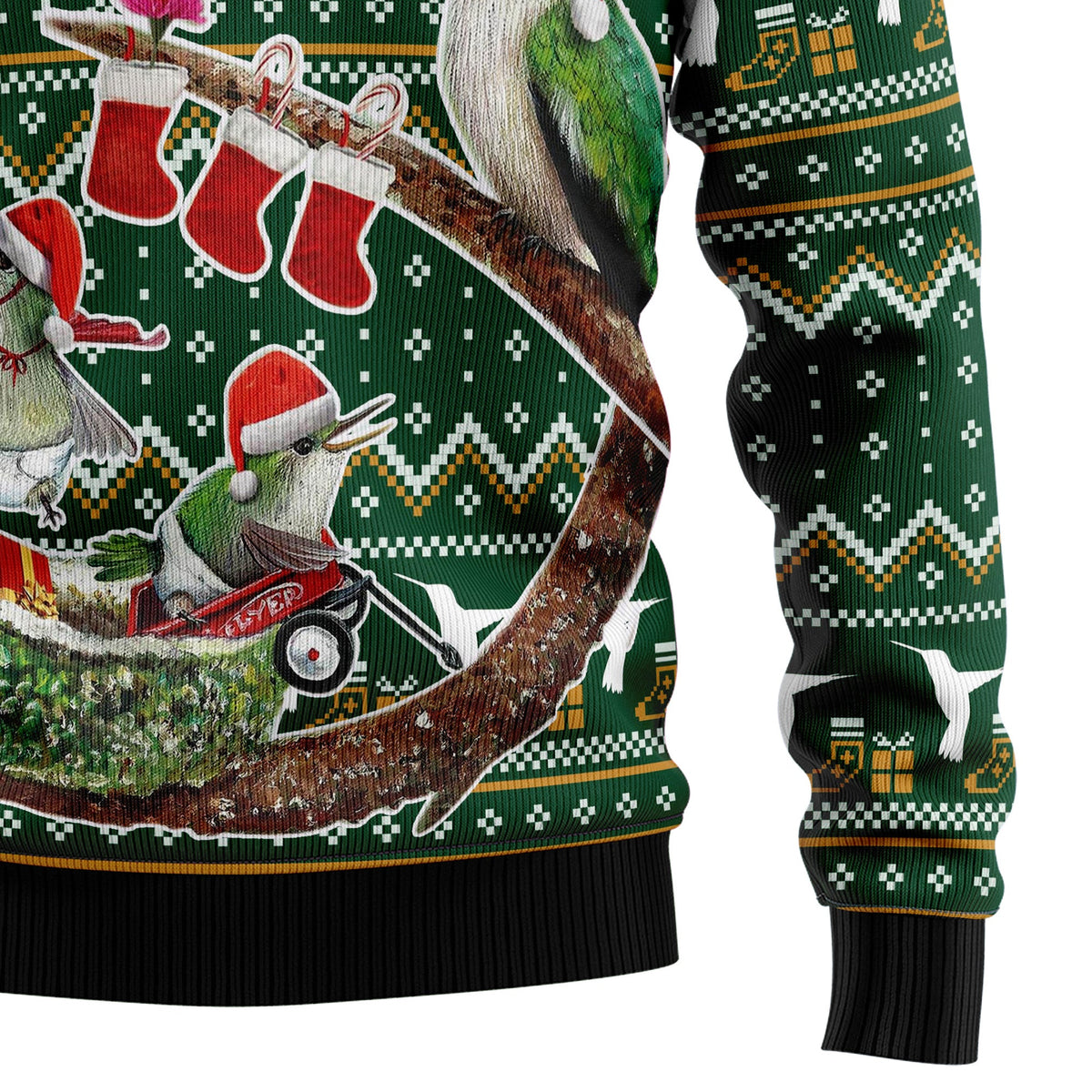 Hummingbird Family Christmas Ugly Christmas Sweater, Holiday Party Outfit, Gift for Hummingbird and Bird Lovers