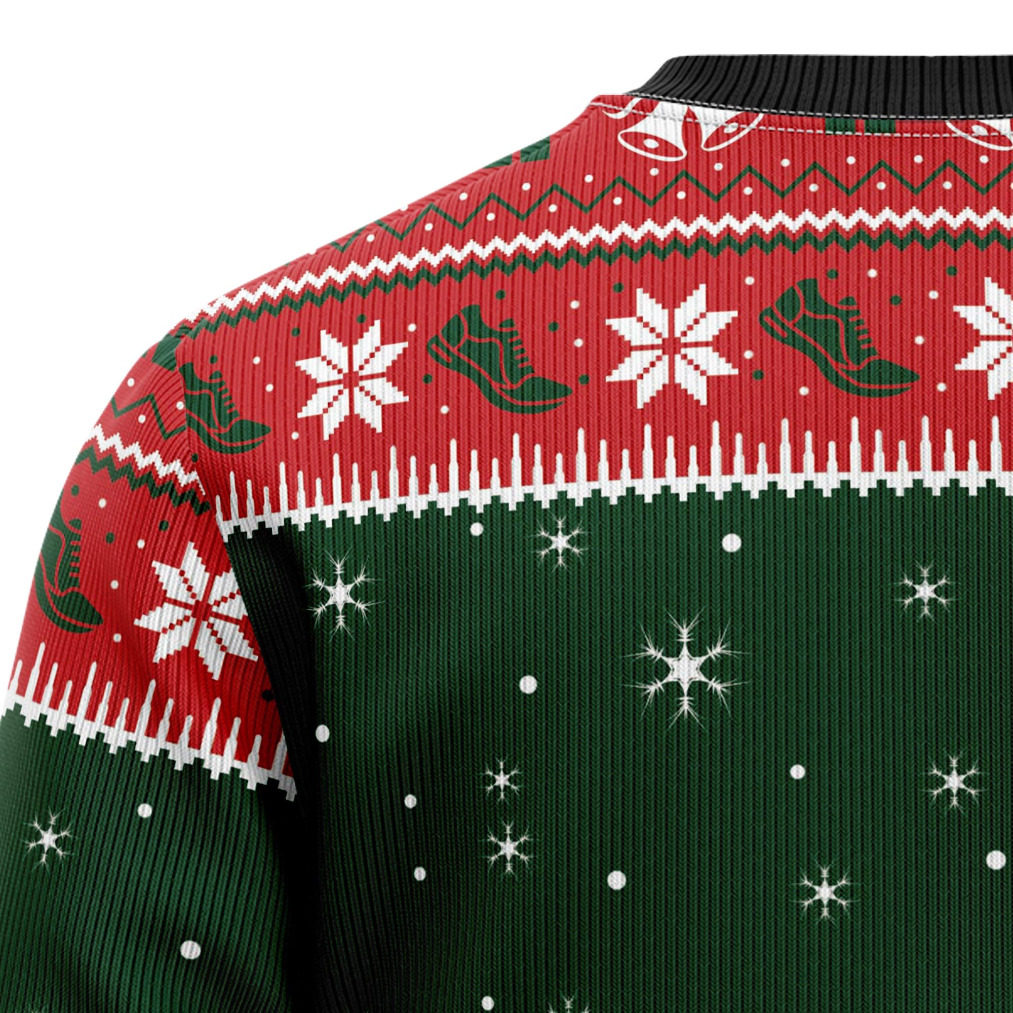 Running Plan for the Day Ugly Christmas Sweater, Funny Holiday Party Outfit for Men and Women, Gift for Runners