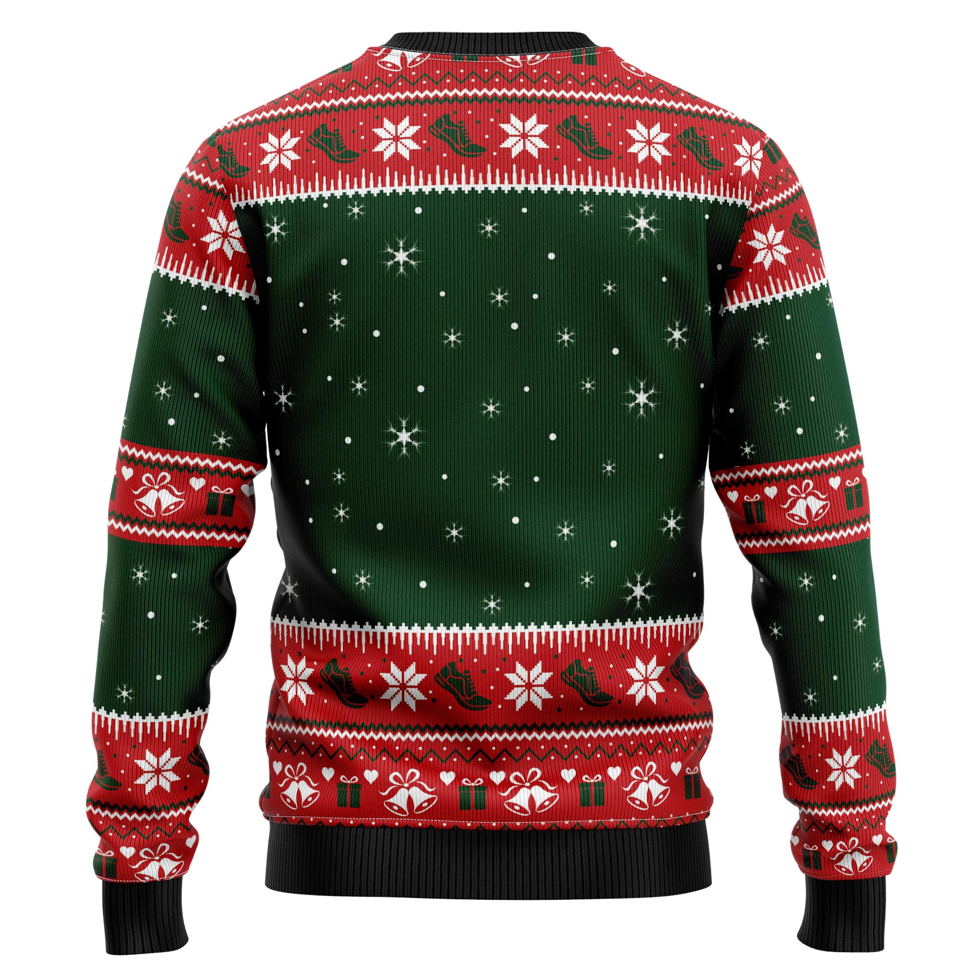 Running Plan for the Day Ugly Christmas Sweater, Funny Holiday Party Outfit for Men and Women, Gift for Runners