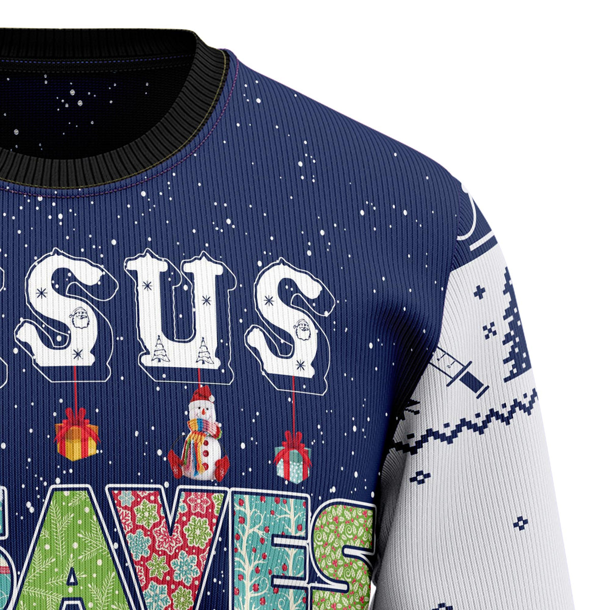 Nurse Life Christmas Ugly Christmas Sweater, Funny Nursing Pullover for Healthcare Staff, Fun Xmas Party Clothing