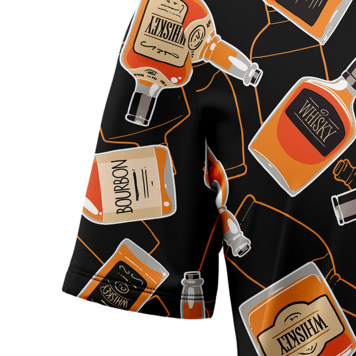 Amazing Whisky Hawaiian Shirt, Whiskey Lover Shirt, Tropical Button Down Shirt, Summer Vacation Gift for Men