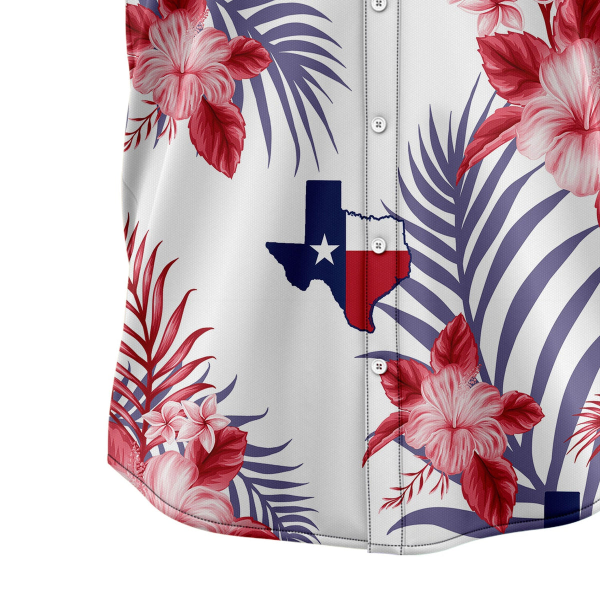 Lone Star Nation Texas Hawaiian Shirt, Texas Pride Shirt, Western Tropical Button Down, Summer Gift for Men Women