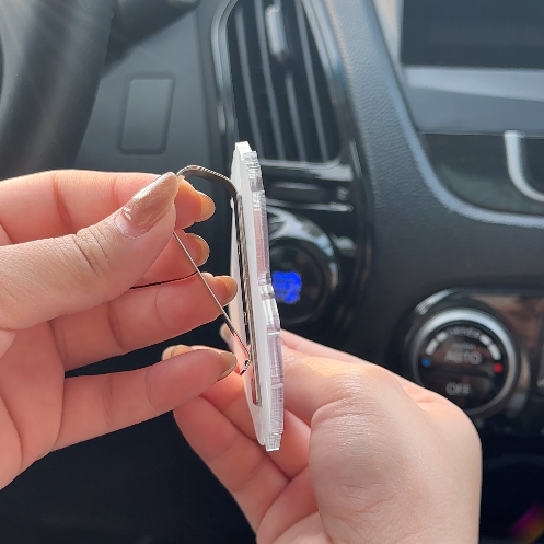 Custom Angel Wings Pet Memorial Car Visor Clip