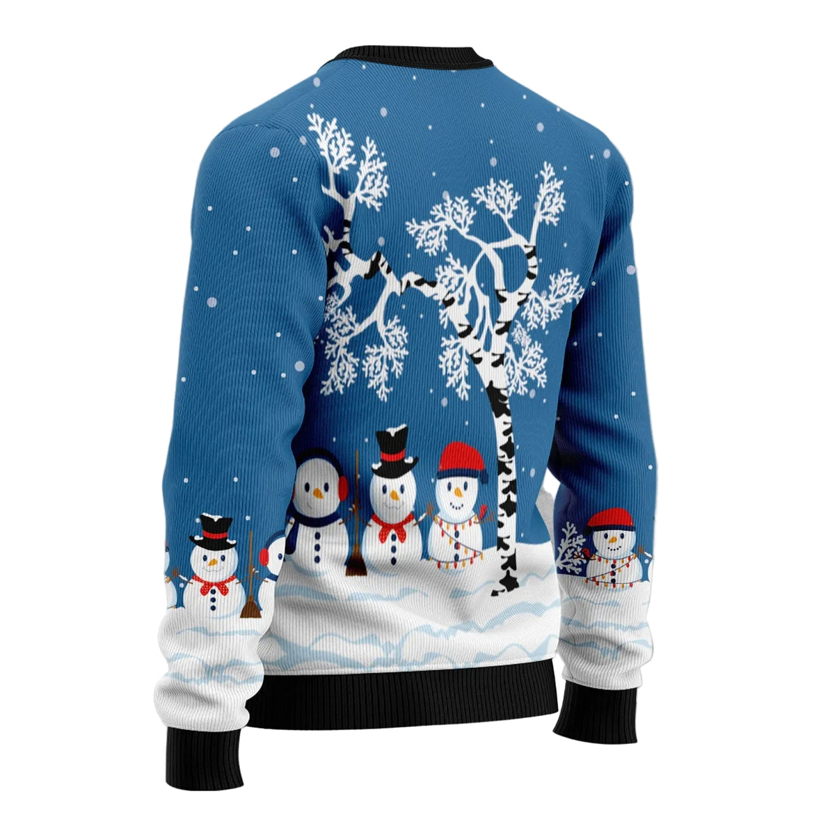 Beautiful Snowman Ugly Christmas Sweater, Unisex Xmas Party Outfit, Fun Holiday Gift for Snowman and Winter Fans