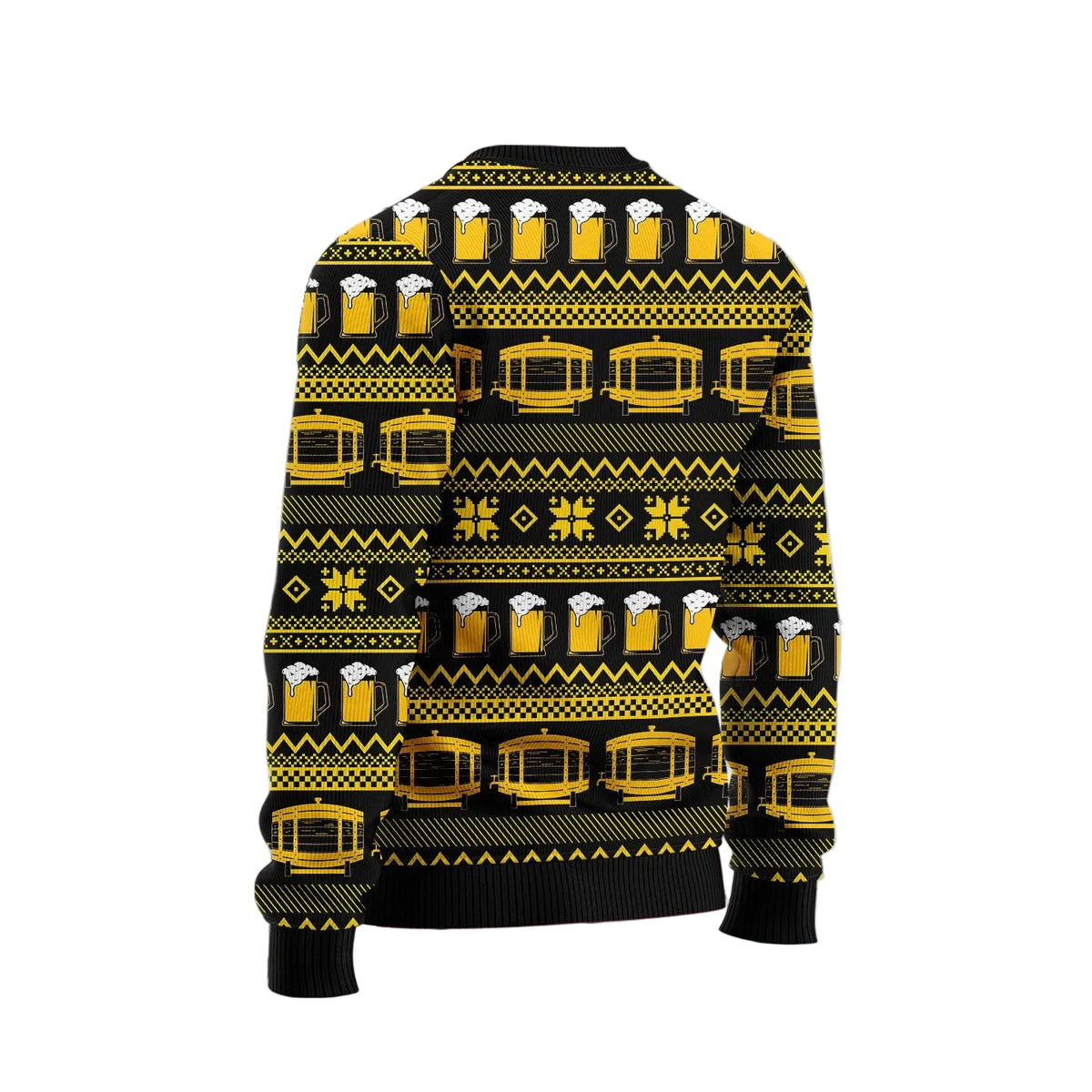 Christmas Beer Ugly Christmas Sweater, Funny Beer Holiday Pullover for Beer Lovers, Festive Winter Party Outfit