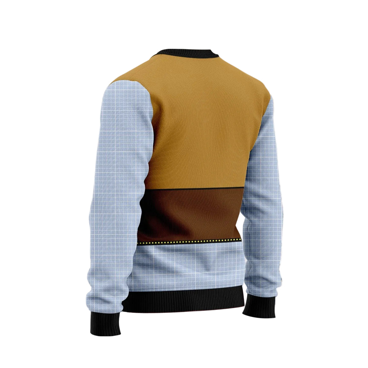 Cowboy Costume Ugly Christmas Sweater, Western Cowboy Holiday Print, Seasonal Gift for Cowboy and Western Fans