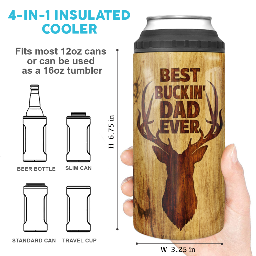 COFFEE MUG, Can, Slim Can, Beer Bottle Stainless Steel 4 In 1 Tumbler
