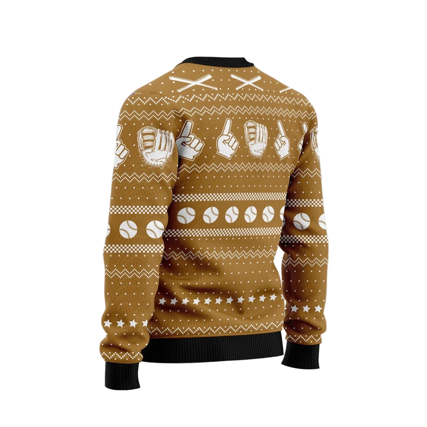 Baseball Ho Ho Homerun Ugly Christmas Sweater, Unisex Holiday Party Outfit, Gift for Baseball Players and Fans