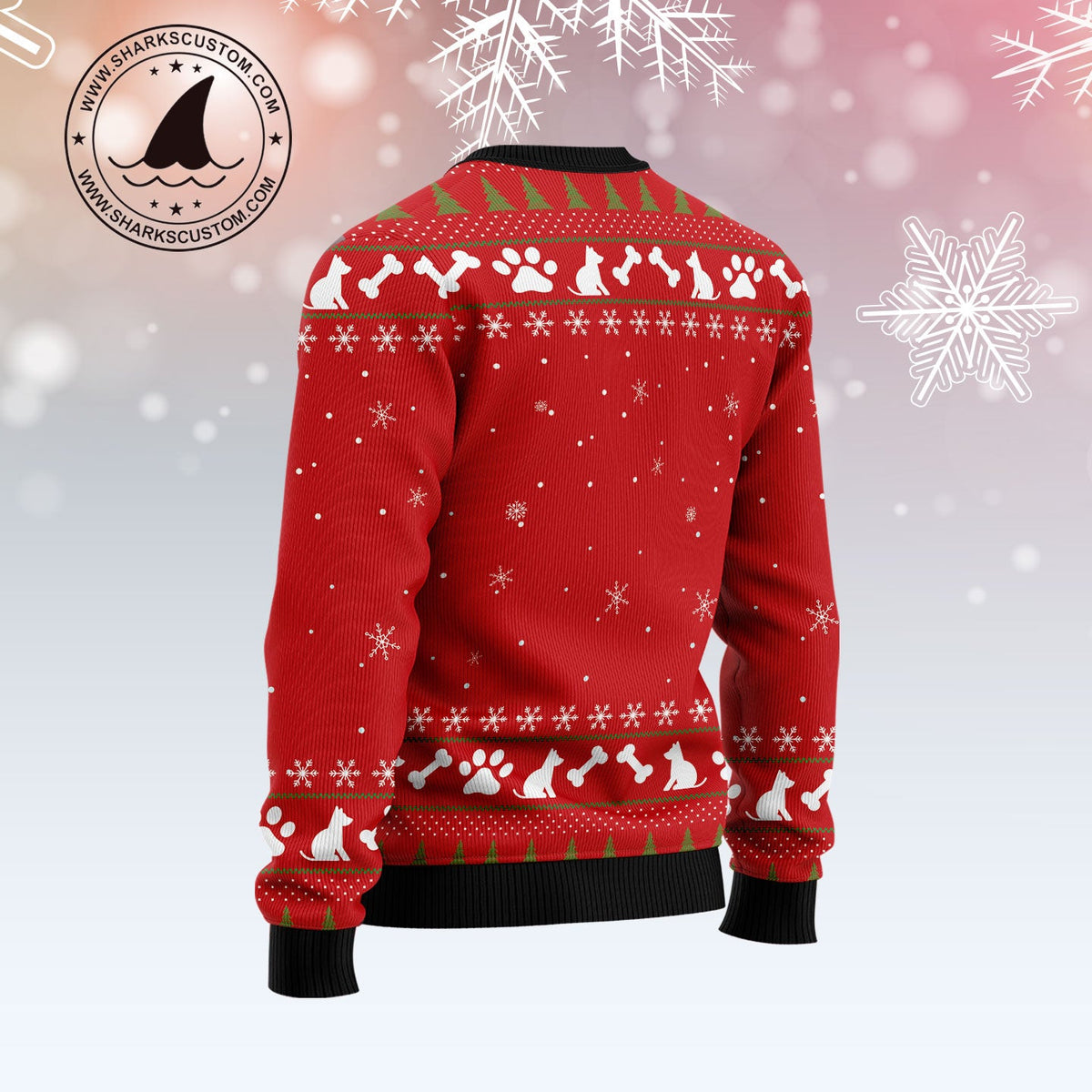 Dogs Make Me Happy Ugly Christmas Sweater | Holiday Gift for Dog Lovers | Plus Size Party Outfit for Dog Lovers
