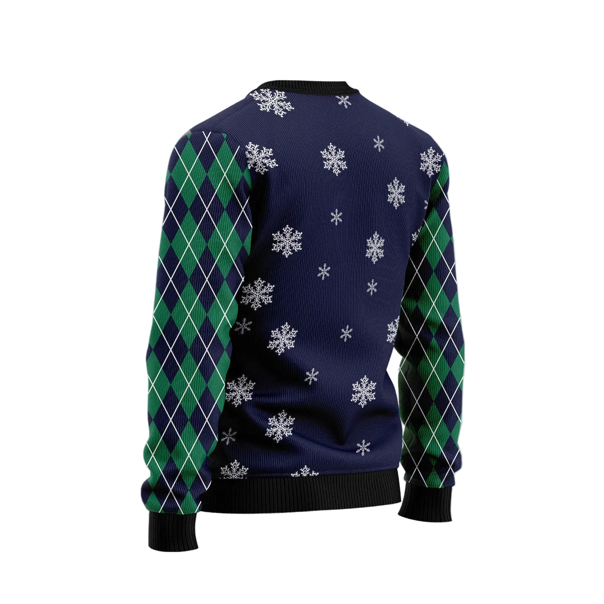 Hockey Santa Claus Ugly Christmas Sweater, Unisex Holiday Party Outfit, Funny Gift for Hockey Players and Fans