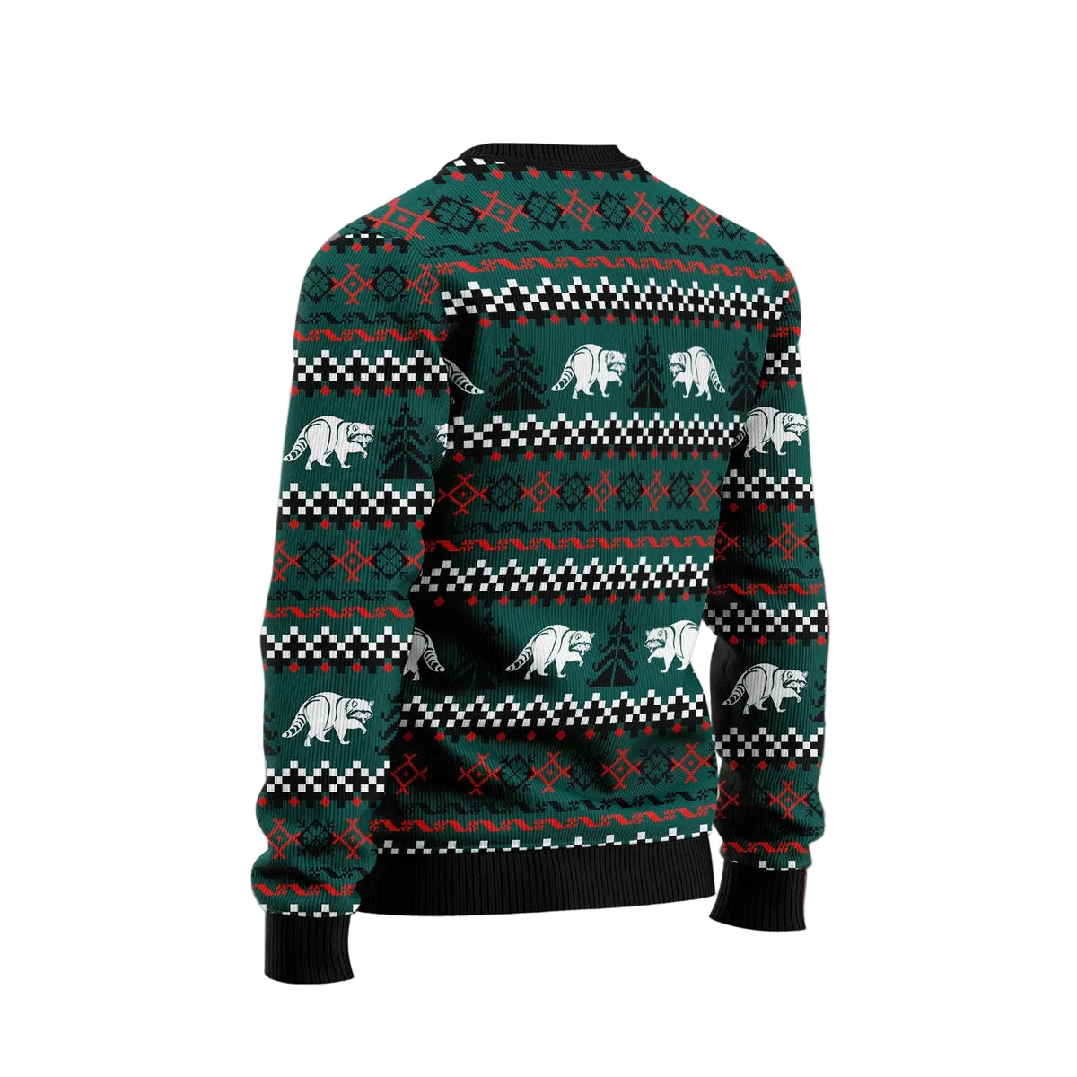 Raccoon A Trashy Christmas Ugly Christmas Sweater | Unisex Holiday Party Outfit | Gift for Men, Women & Friends