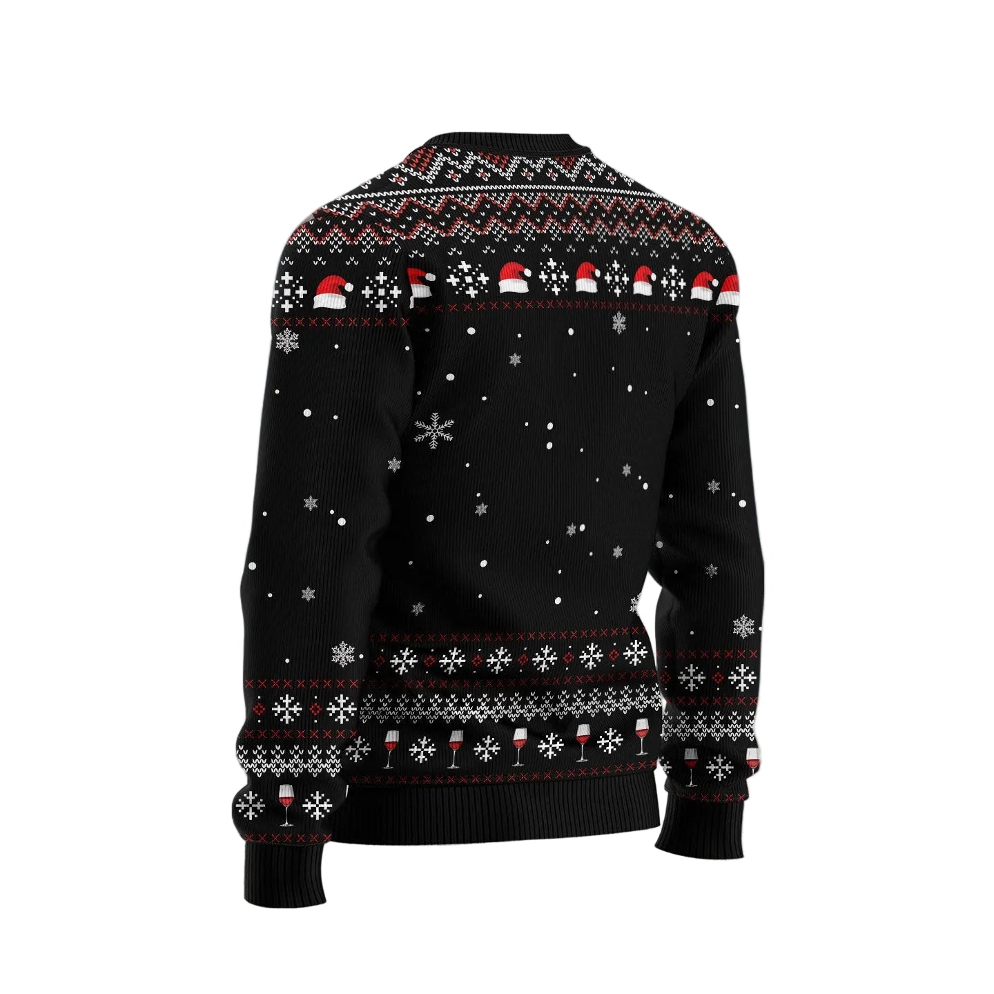 Red Wine It Calls Me Ugly Christmas Sweater, Funny Wine Lover Holiday Pullover, Christmas Gatherings and Parties