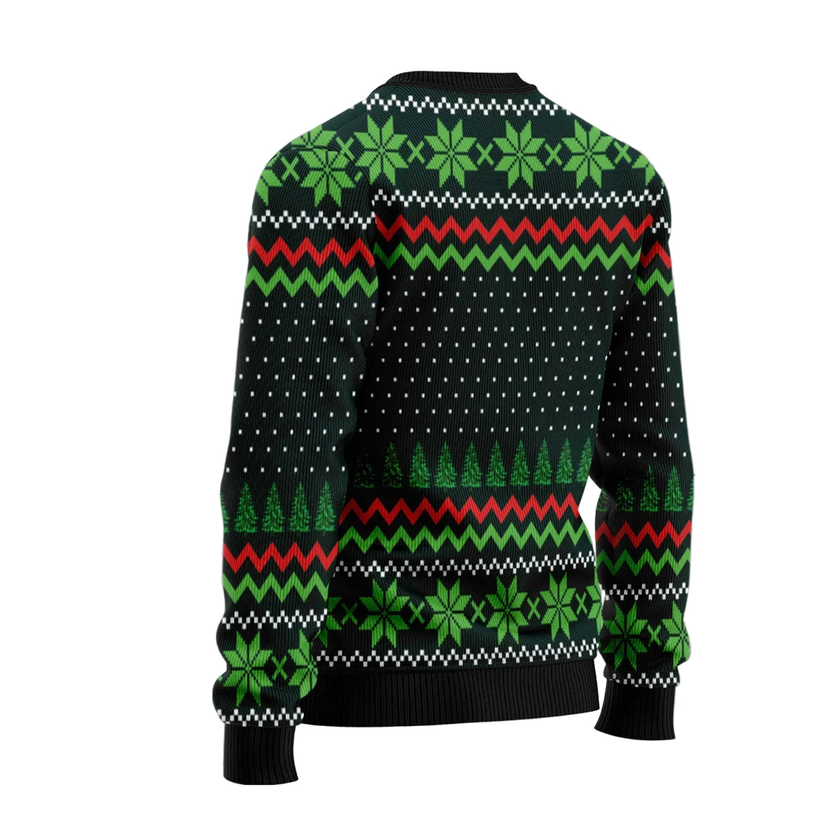 Cool Christmas Alien Ugly Christmas Sweater, Funny Space Holiday Pullover for UFO Lovers, Fun Xmas Party Clothing