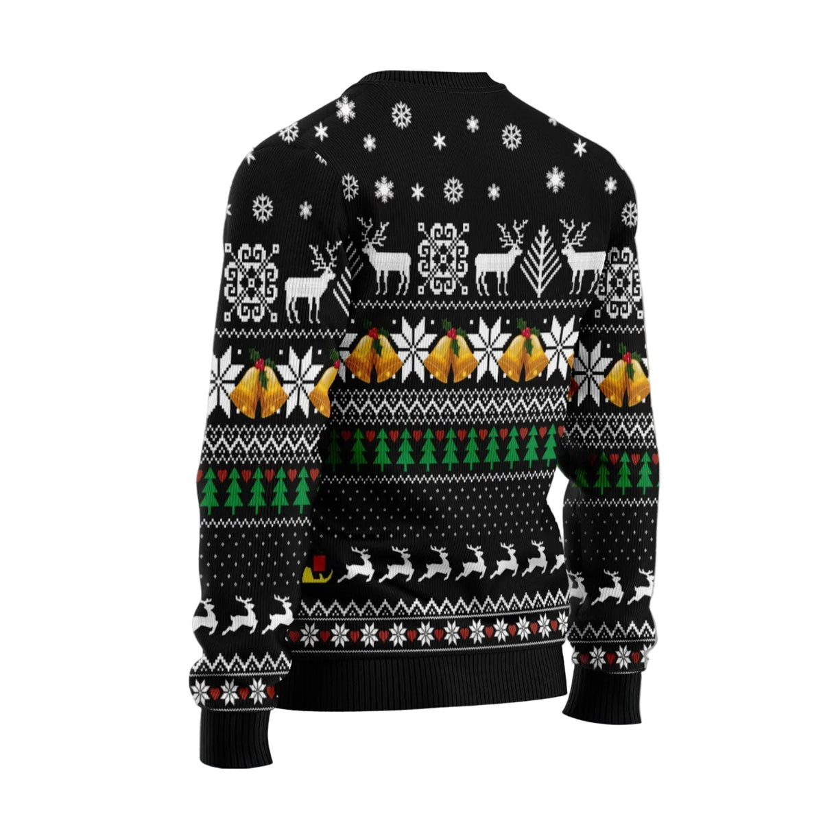 Lovely Pug Ugly Christmas Sweater, Cute Pug Dog Holiday Pullover for Men and Women, Christmas Party Outfit