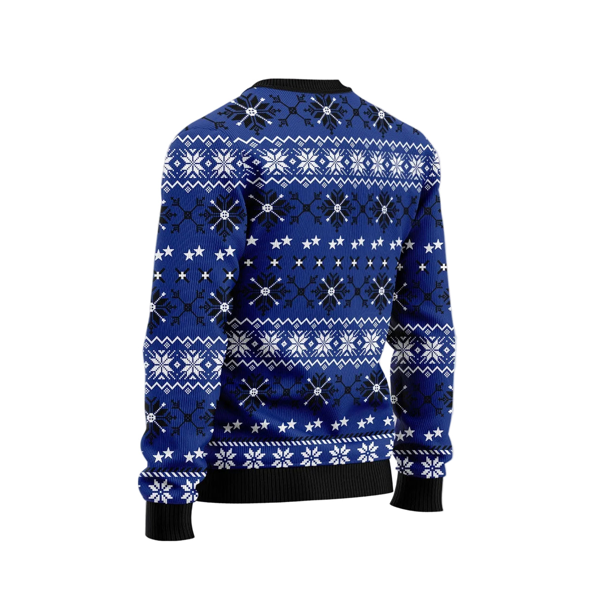 Wolf Howling at the Moon Ugly Christmas Sweater, Wolf Lover Holiday Party Pullover and Christmas Gift for All
