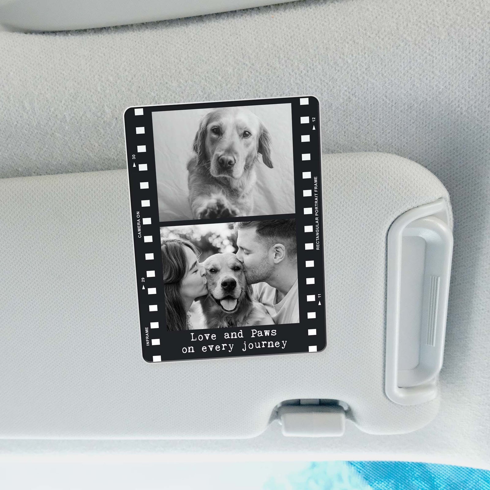 Polaroid Custom Photo Car Visor Clip