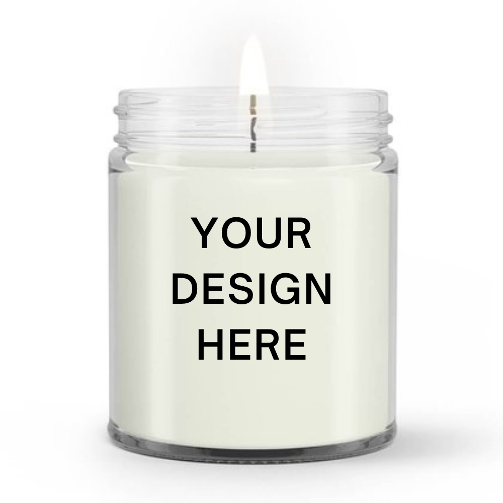 Your Design Here Soy Wax Candle With Your Personal Custom Design