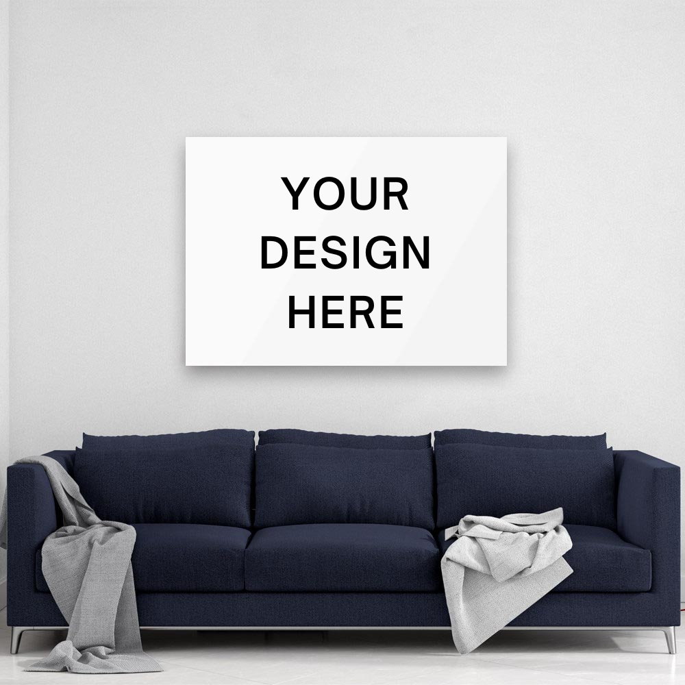 Your Design Here Acrylic Print With Your Personal Custom Design