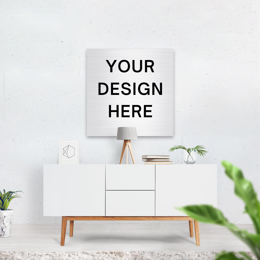 Your Design Here Metal Print With Your Personal Custom Design