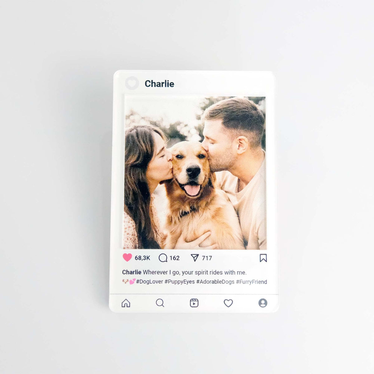 Social Media Custom Photo Car Visor Clip