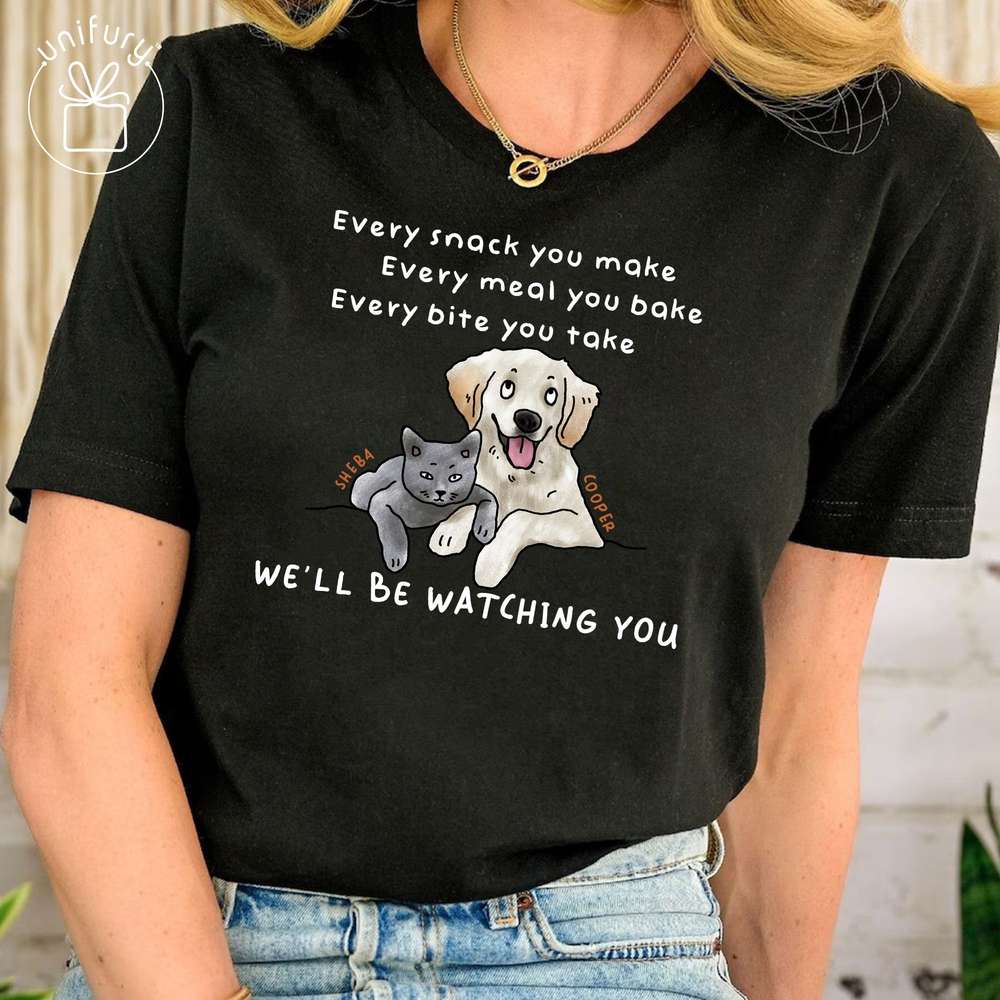 Custom Pet Photo Ugly Colored T-shirt For Women