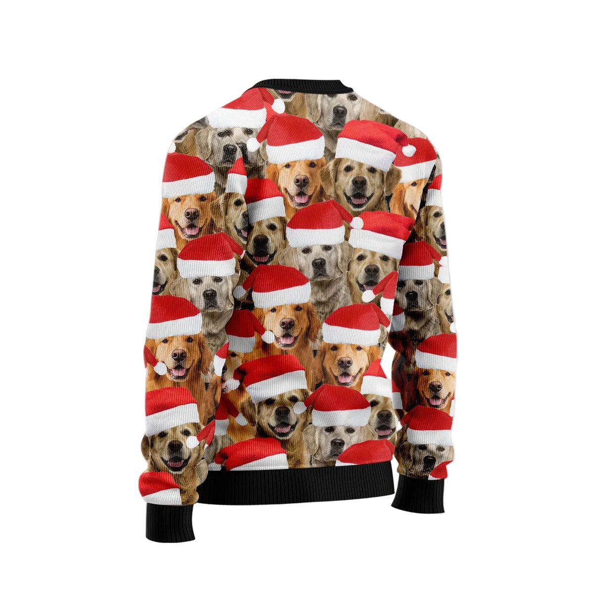 Golden Retriever Group Awesome Ugly Christmas Sweater, Unisex Holiday Party Outfit for Golden Retriever Owners