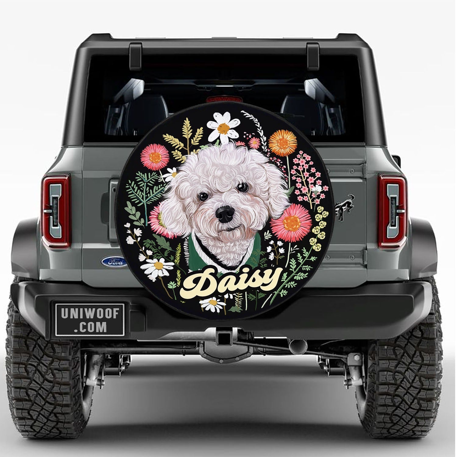 Pet Portrait Spare Tire Cover