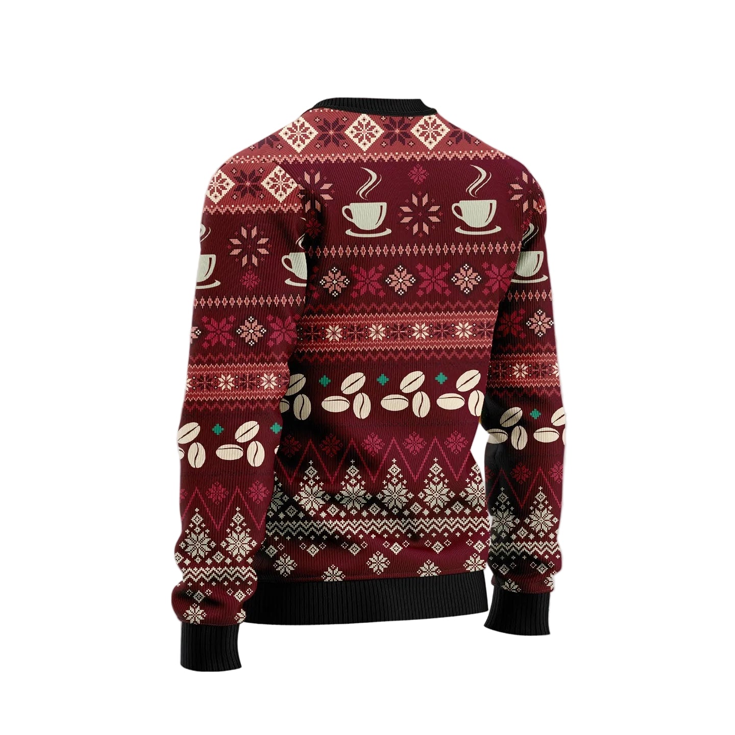 Coffee Christmas Tree Ugly Christmas Sweater, Holiday Party Outfit for Coffee Lovers and Baristas, Funny Gift