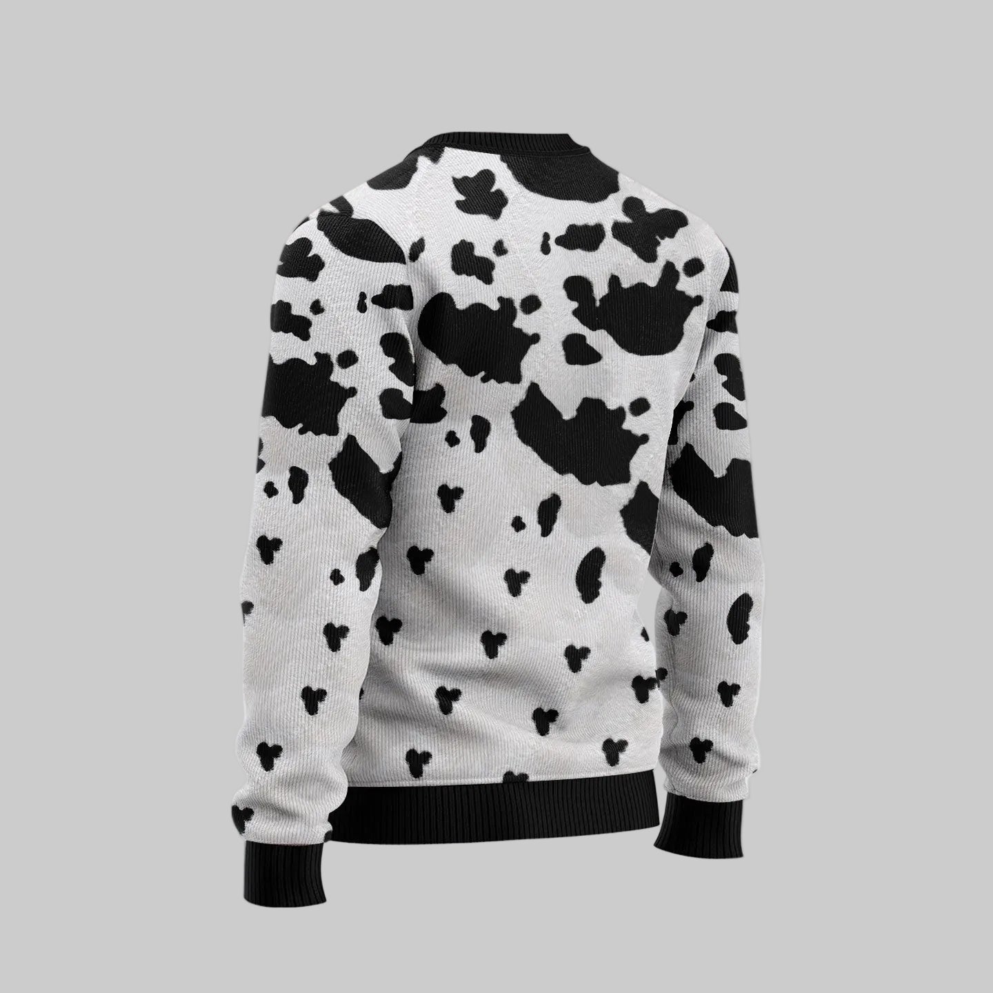 Cow Bell Rings Ugly Christmas Sweater for Men and Women, Funny Holiday Party Outfit, Festive Christmas Gift