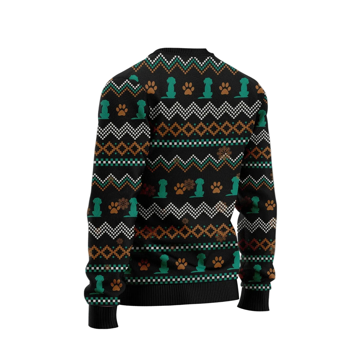 Pug a Kiss Ugly Christmas Sweater, Funny Pug Holiday Pullover for Dog Owners, Holiday Outfit for Men and Women