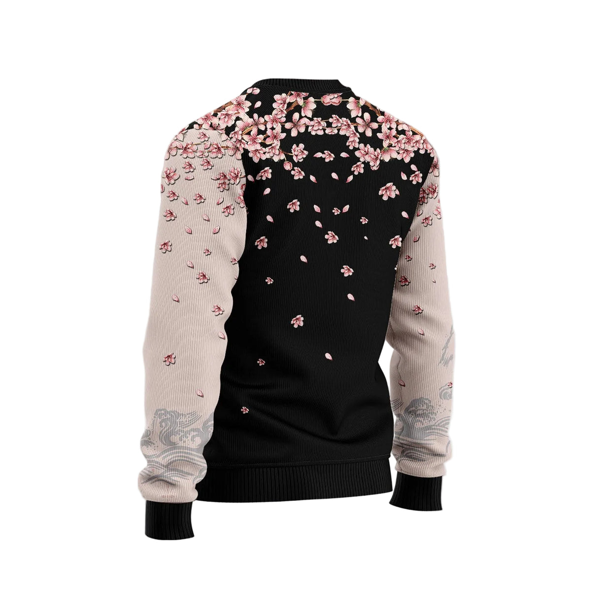 Koi Blossom Ugly Christmas Sweater | All-Over Print for Koi Fish Lovers | Festive Party Top for Koi Fish Lovers