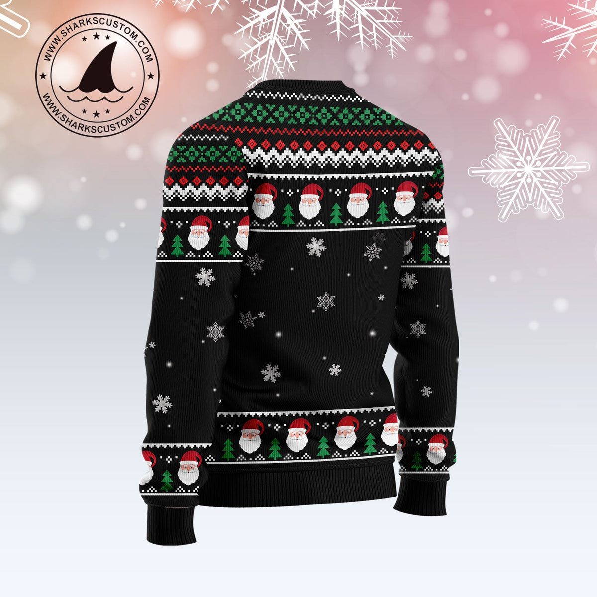 Hail Santa Ugly Christmas Sweater, Funny Santa Christmas Sweater, Alternative Holiday Gift for Men and Women