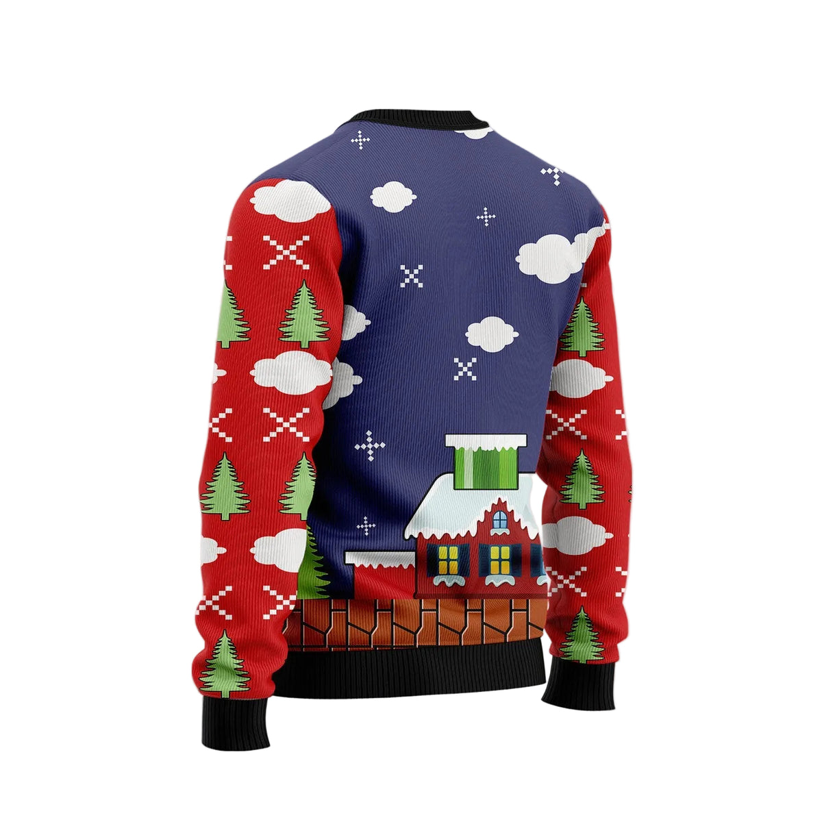 Super Santa Ugly Christmas Sweater | Plus Size Party Outfit for Christmas Fans | Holiday Gift and Party Apparel