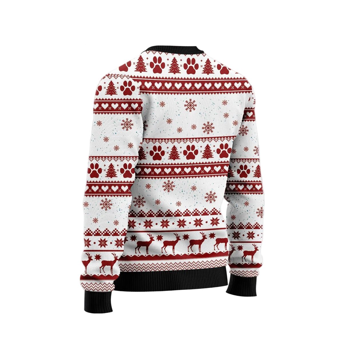 Black Cat Gloves Merry Christmas Ugly Christmas Sweater, Unisex Holiday Party Outfit for Black Cat Lovers