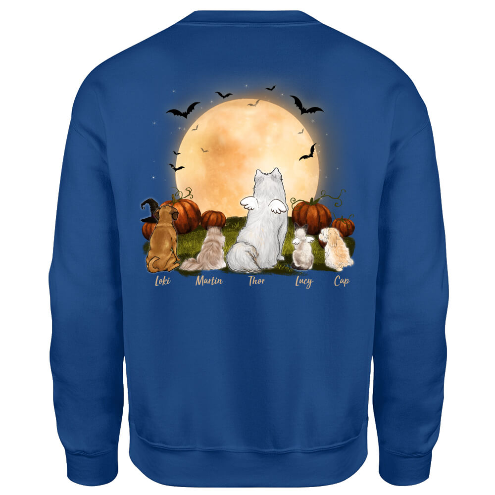 royal halloween sweatshirt gift for dog and cat lovers