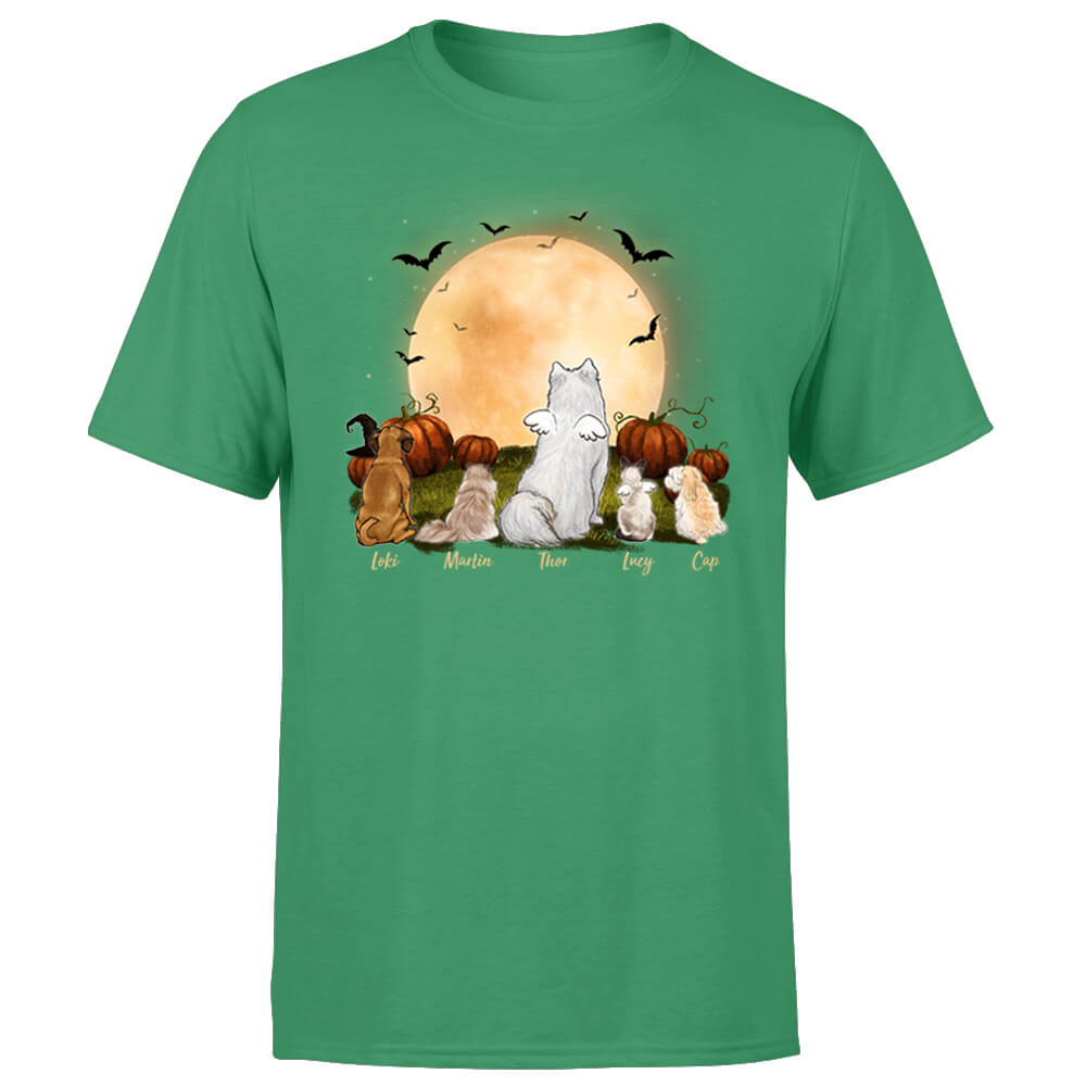 kelly halloween t shirt gift for dog and cat lovers