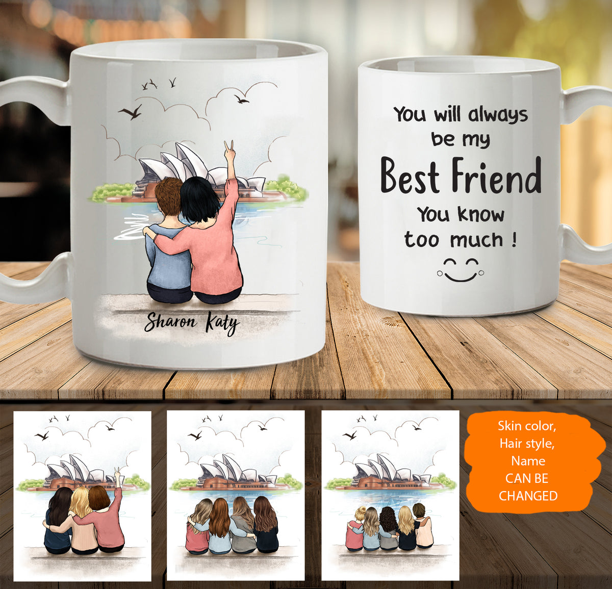 Best Friend Mugs - Besties Birthday Gifts 14