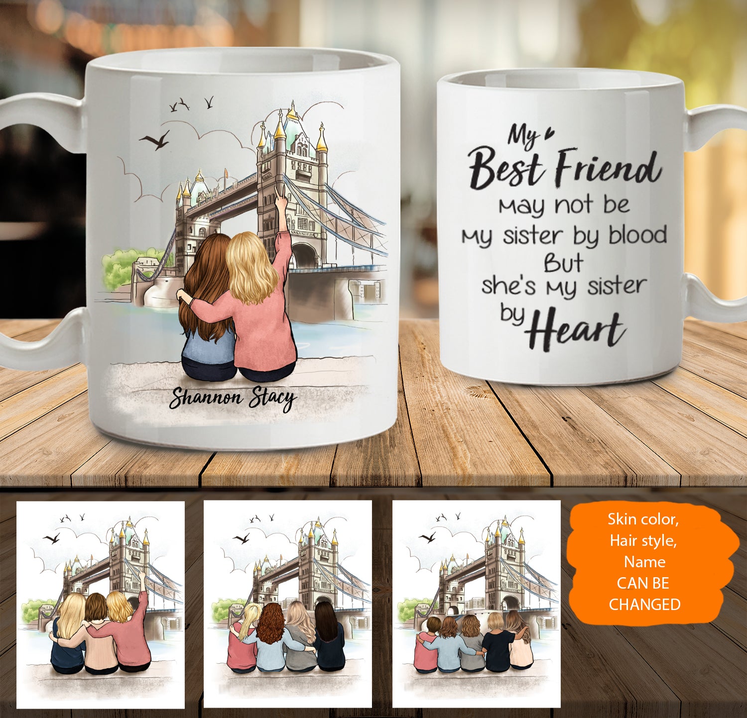 Custom Friendship Mugs - London Mug 01