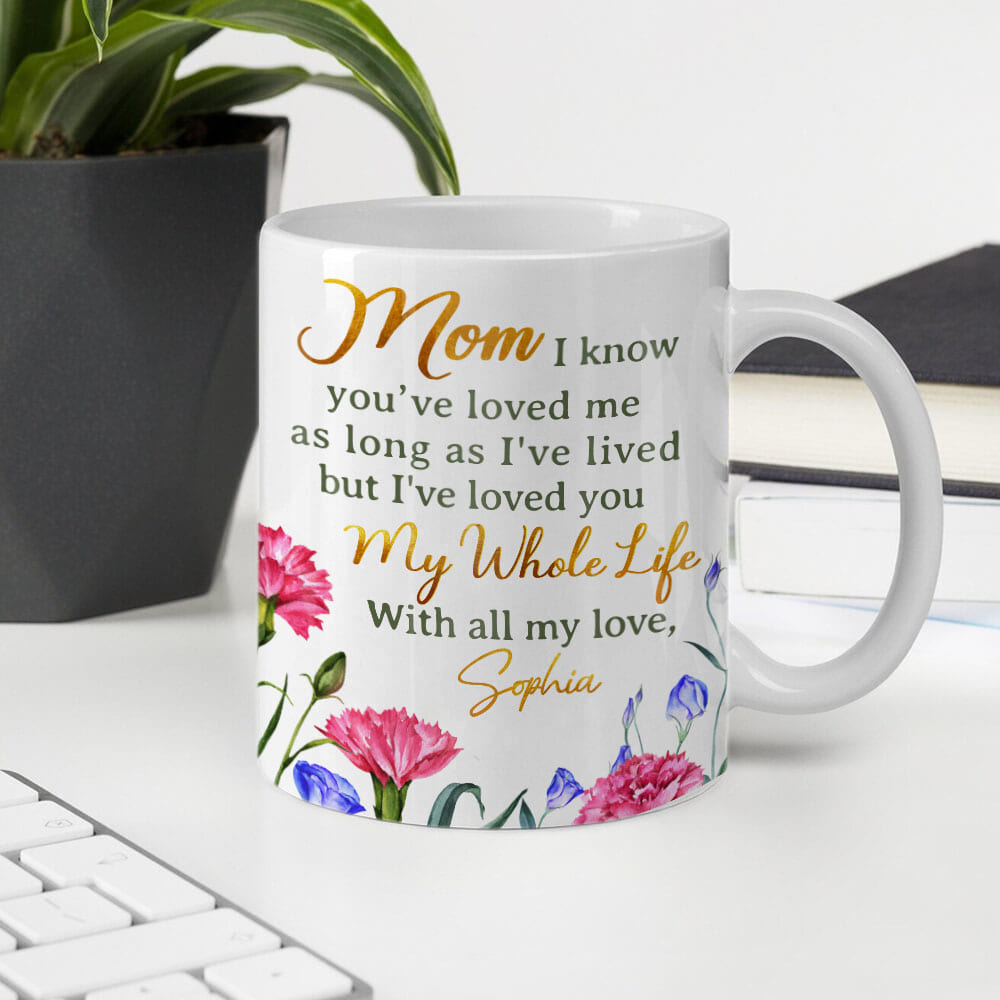 Mom Cup, Best Mom Coffee Mug, Mom Gift, Mom Gift From Daughter