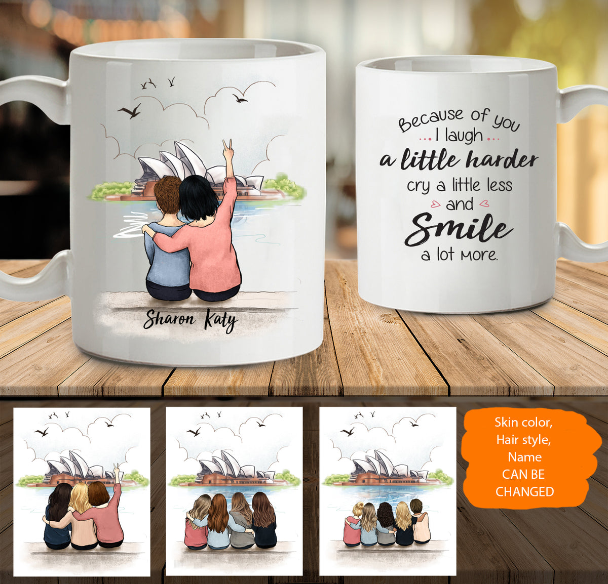 Best Friend Mugs - Besties Birthday Gifts 3