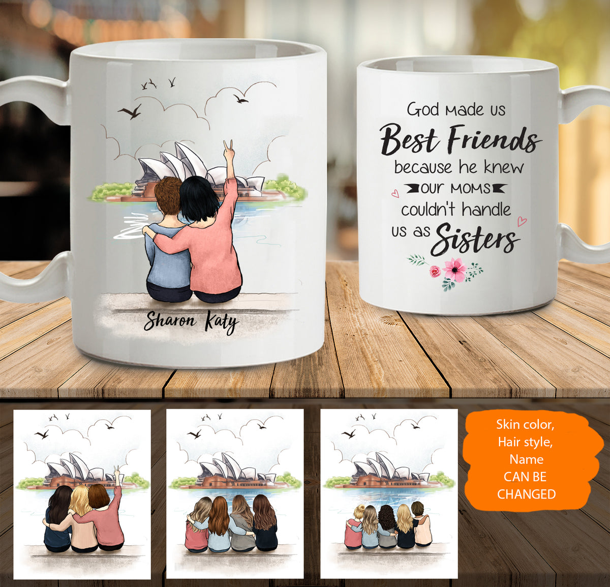 Best Friend Mugs - Besties Birthday Gifts 6