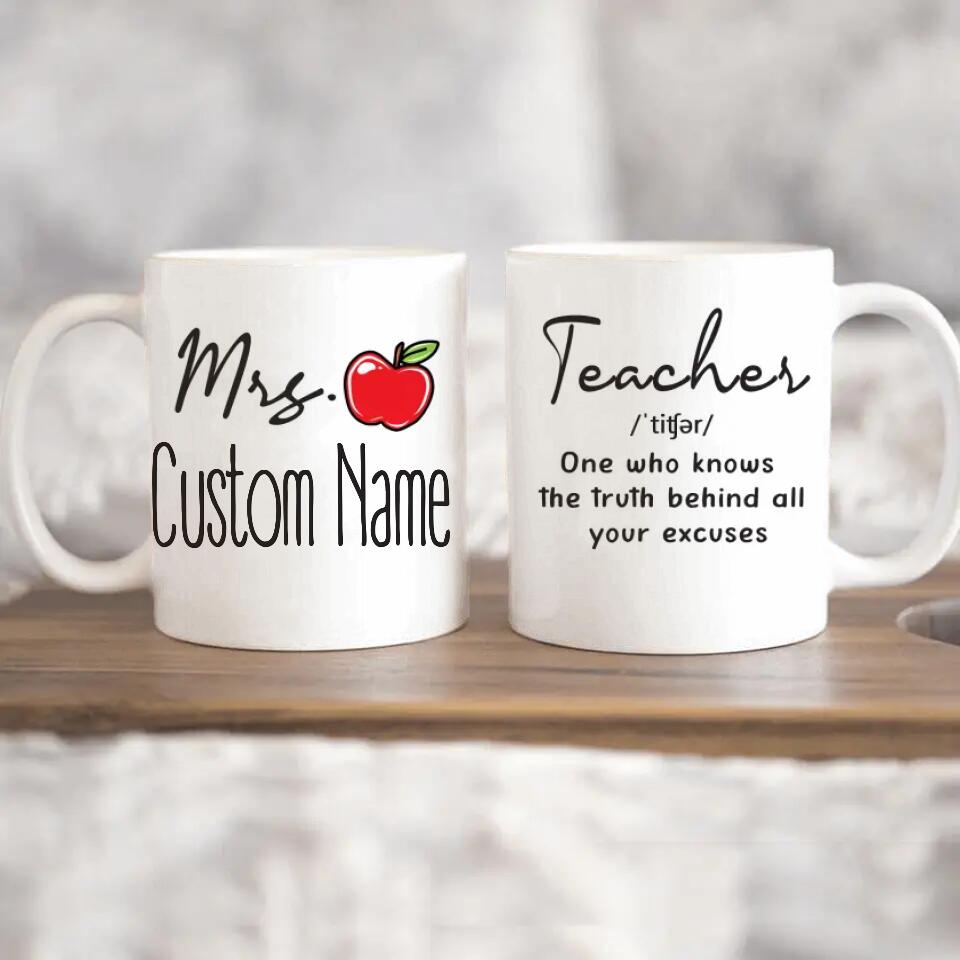 Personalized Teacher Fat Tumbler - Best Teacher Gifts For Women