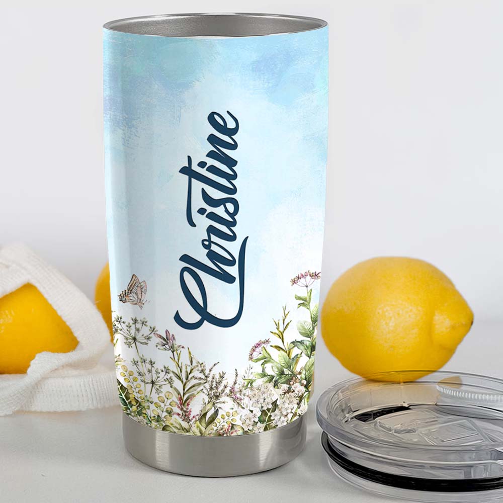 Personalized Fat Tumbler - Gardener gifts