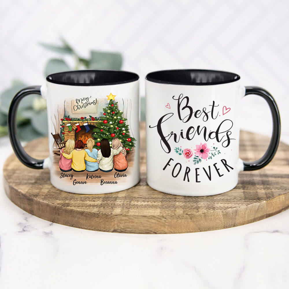 Personalized best friend Christmas gift ideas Accent mug - 2272