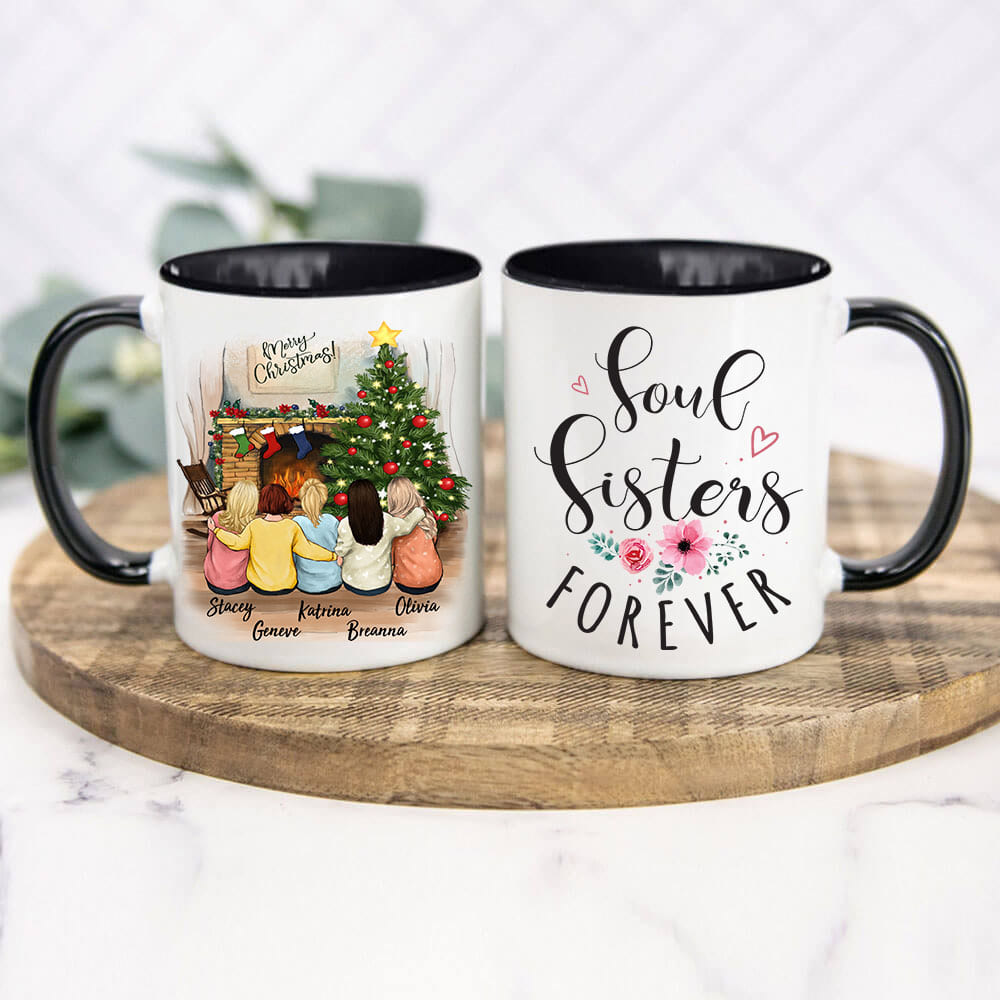 Personalized best friend Christmas gift ideas Accent mug - 2272