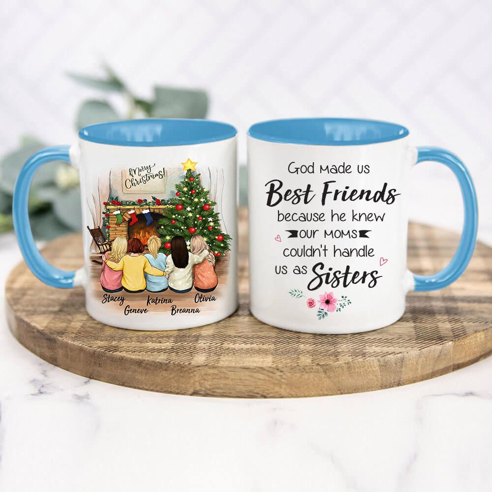 Personalized best friend Christmas gift ideas Accent mug - 2272