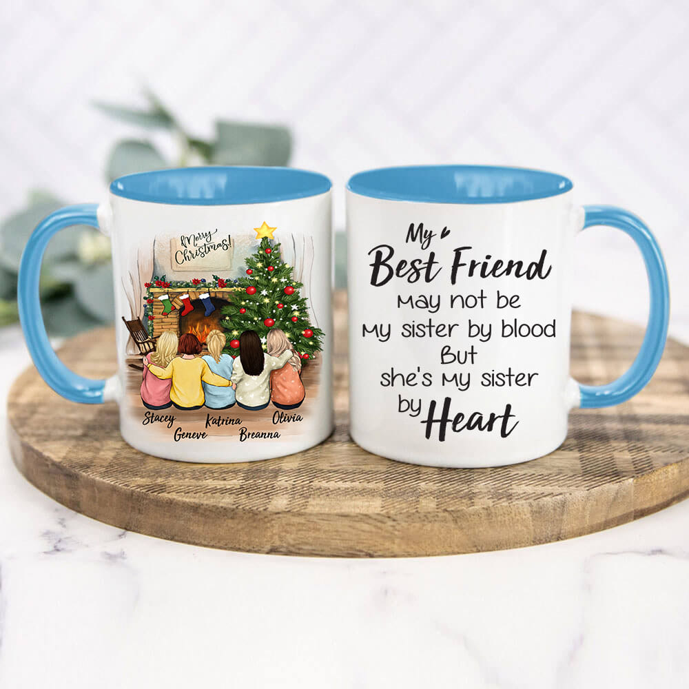 Personalized best friend Christmas gift ideas Accent mug - 2272