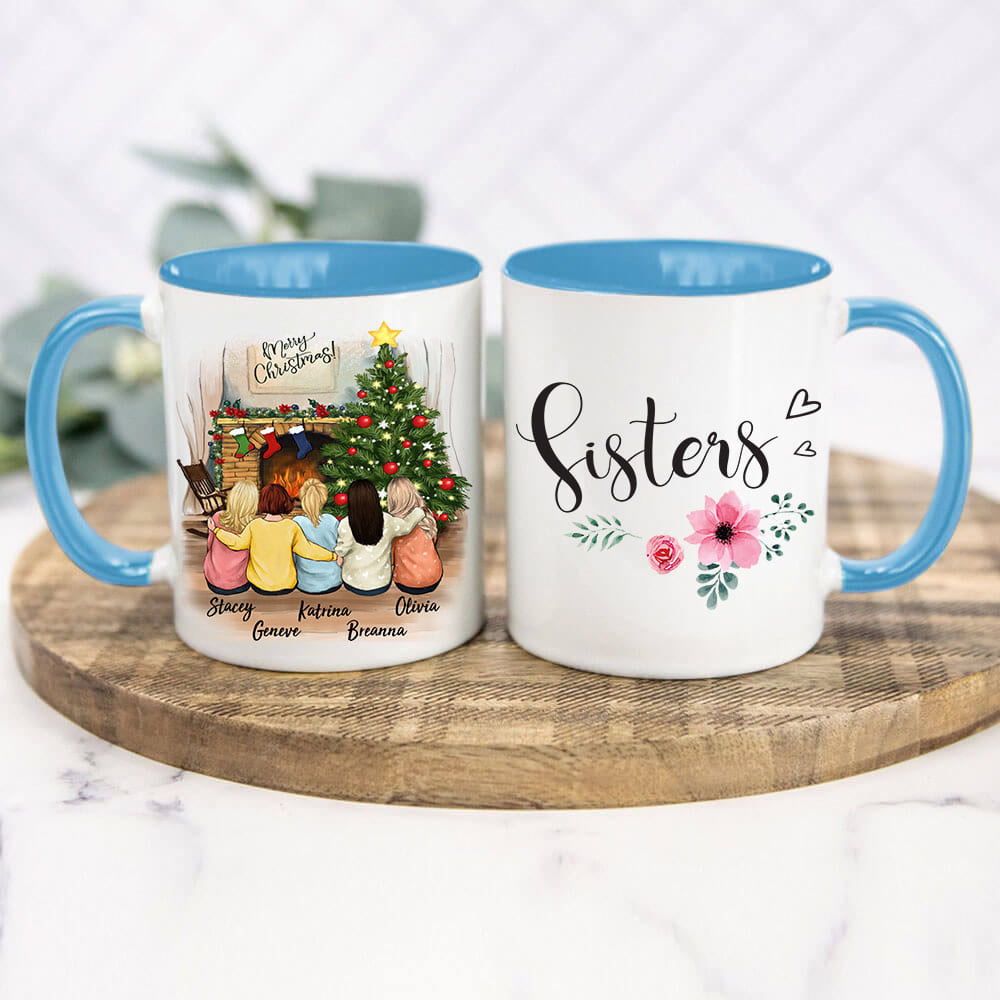 Personalized best friend Christmas gift ideas Accent mug - 2272