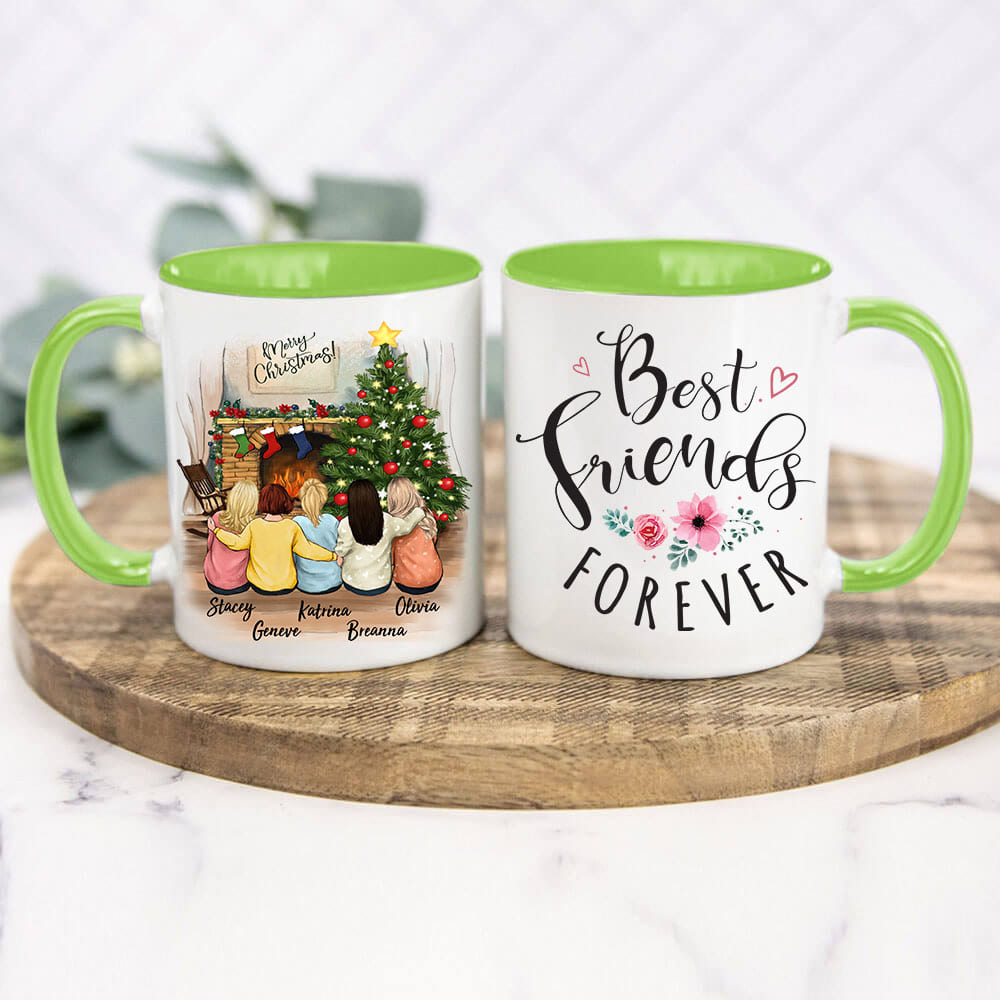 Personalized best friend Christmas gift ideas Accent mug - 2272